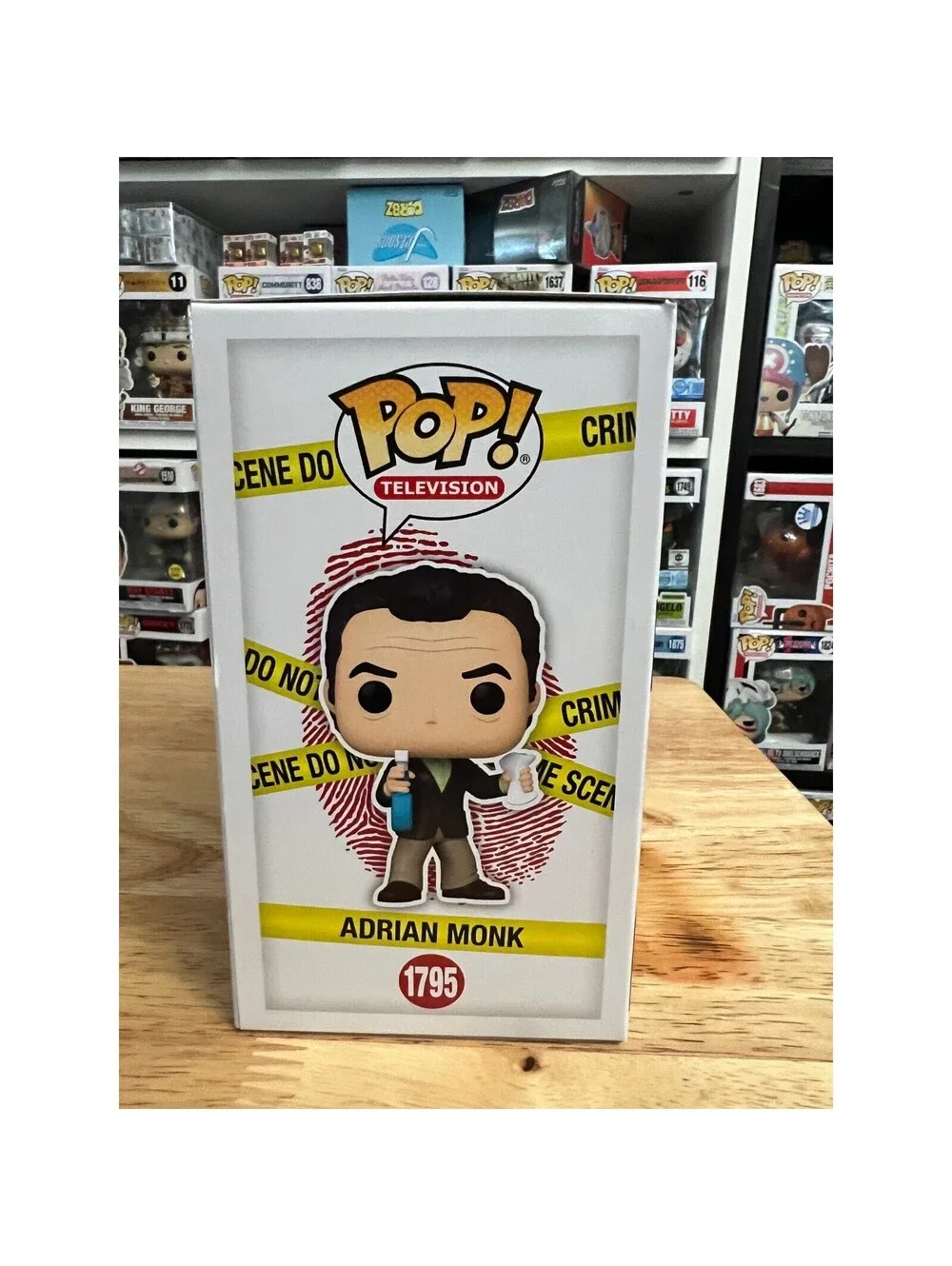 NEW IN HAND Adrian Monk Funko Pop #1795 Television TV Shows USA Tony Shalhoub